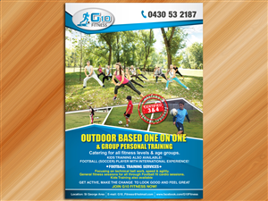 Flyer Design by Sarmishtha Chattopadhyay_loginchange for G10 FITNESS & FUTBOL | Design: #2331572