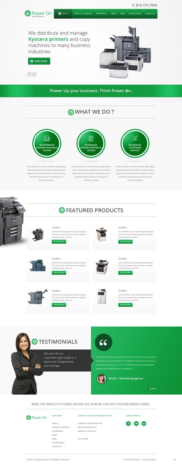 Web Design by pb for Internet Designs | Design #11319517
