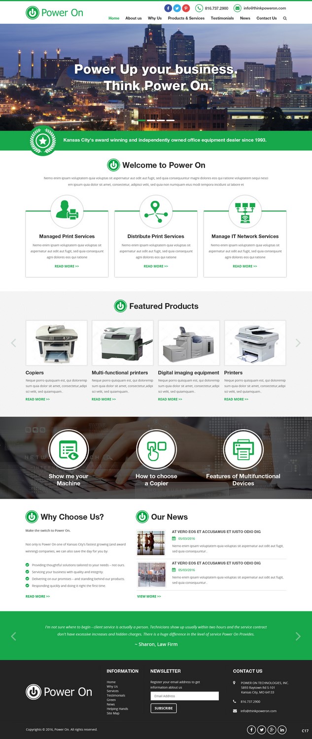 Web Design by pb for Internet Designs | Design #11319525