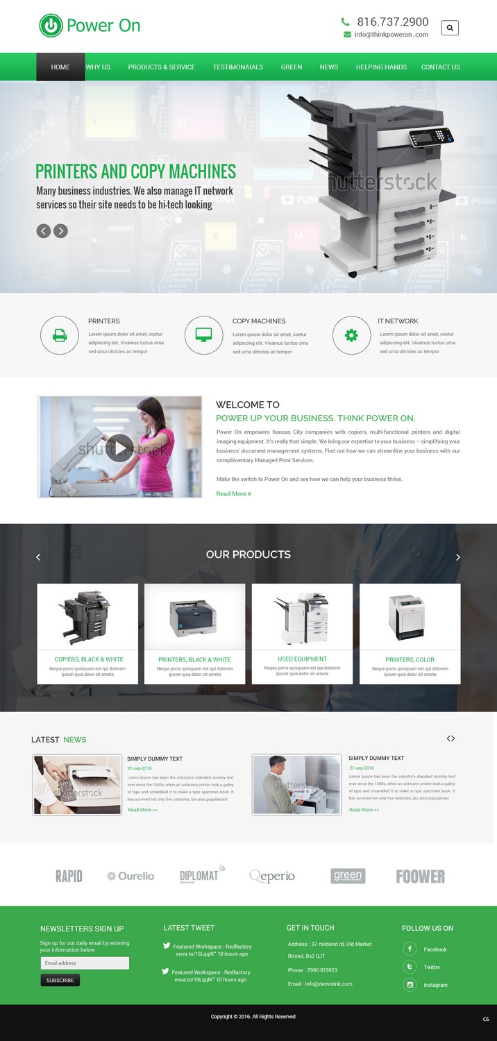 Web Design by pb for Internet Designs | Design #11319526