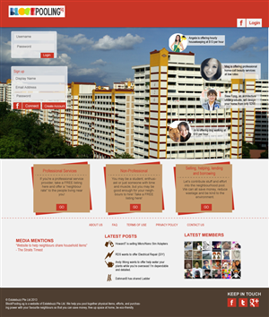 Landing Page Design by Damodar Lohani for Estatebuzz Pte Ltd | Design: #2331355