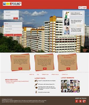 Landing Page Design by Damodar Lohani for Estatebuzz Pte Ltd | Design: #2335197