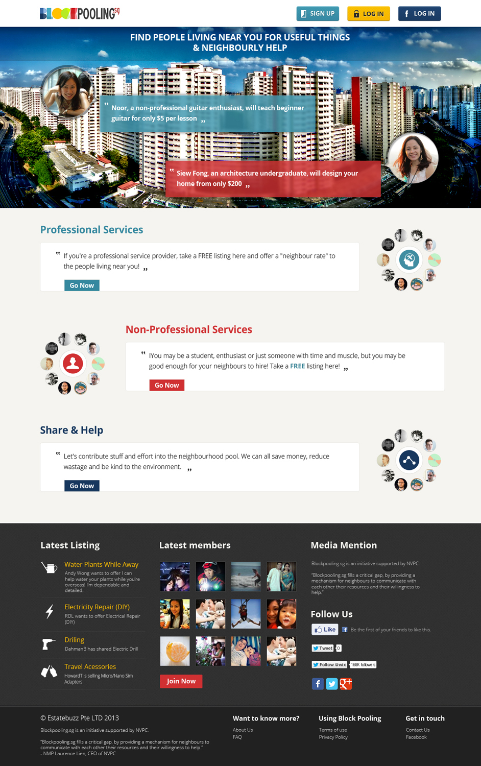 Landing Page Design by OM for Estatebuzz Pte Ltd | Design #2321740