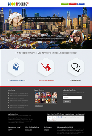 Landing Page Design by OM for Estatebuzz Pte Ltd | Design: #2321746
