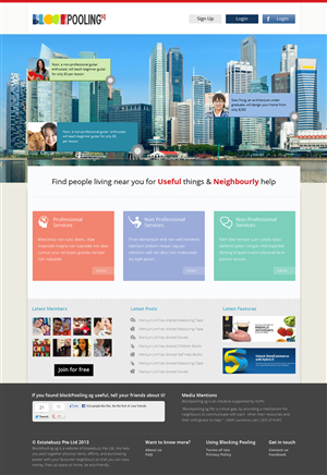 Landing Page Design by OM for Estatebuzz Pte Ltd | Design: #2321756