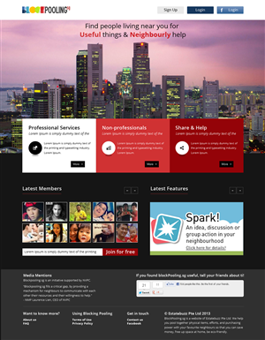 Landing Page Design by OM for Estatebuzz Pte Ltd | Design: #2321761