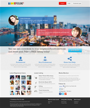 Landing Page Design by OM for Estatebuzz Pte Ltd | Design: #2321768