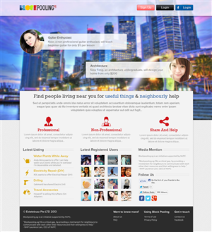 Landing Page Design by OM for Estatebuzz Pte Ltd | Design: #2321773