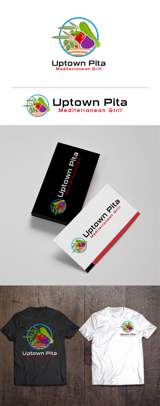 Logo-Design von Renen für Uptown Pita | Design #11354359