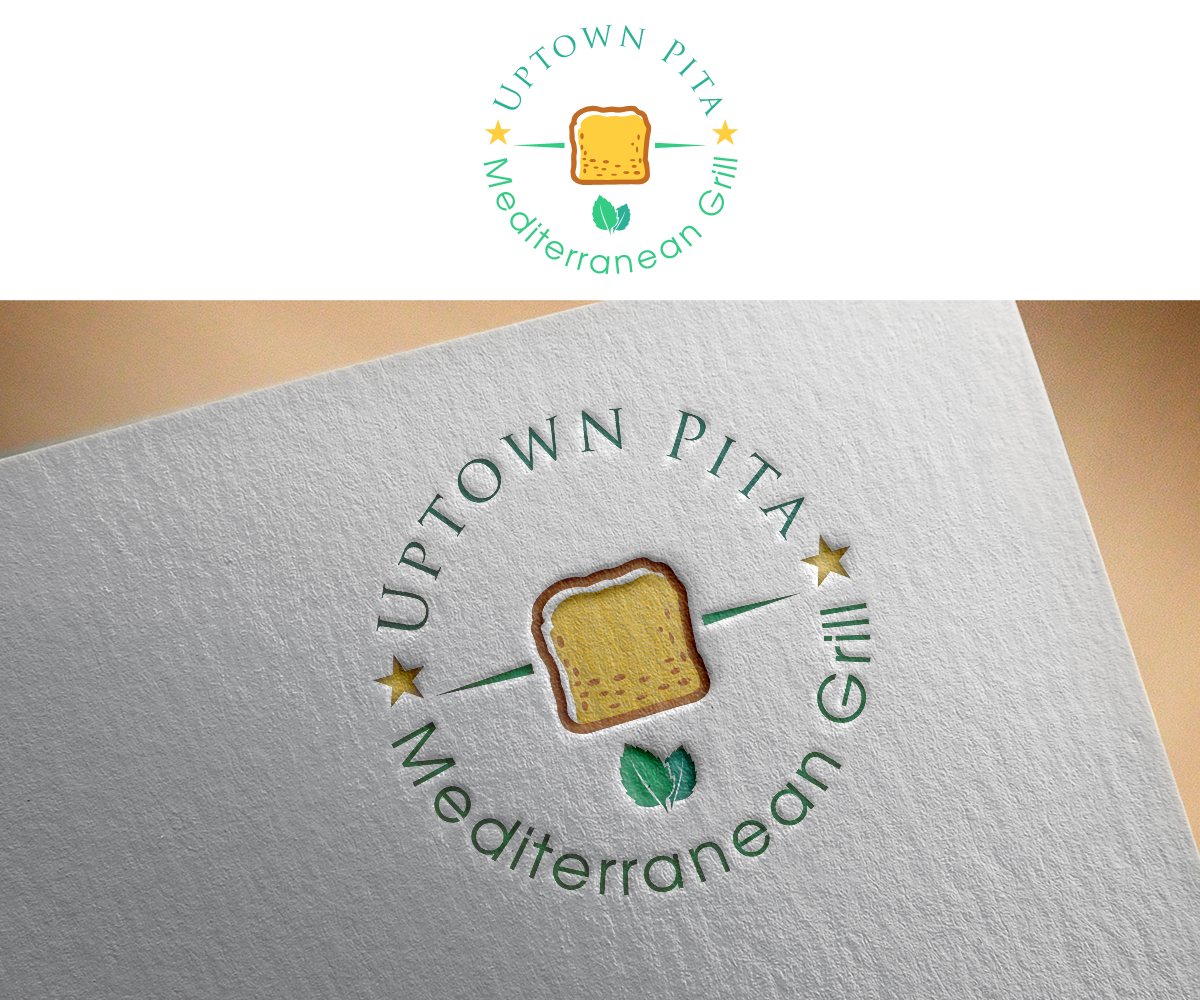 Logo-Design von Renen für Uptown Pita | Design #11365482
