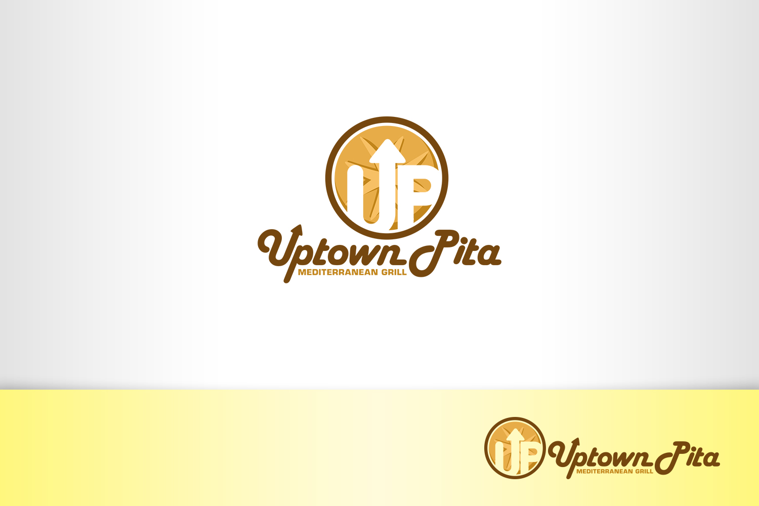 Logo-Design von nivleik für Uptown Pita | Design #11368620