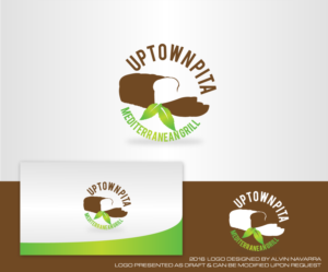 Logo Design by alvinnavarra for Uptown Pita | Design: #11383111
