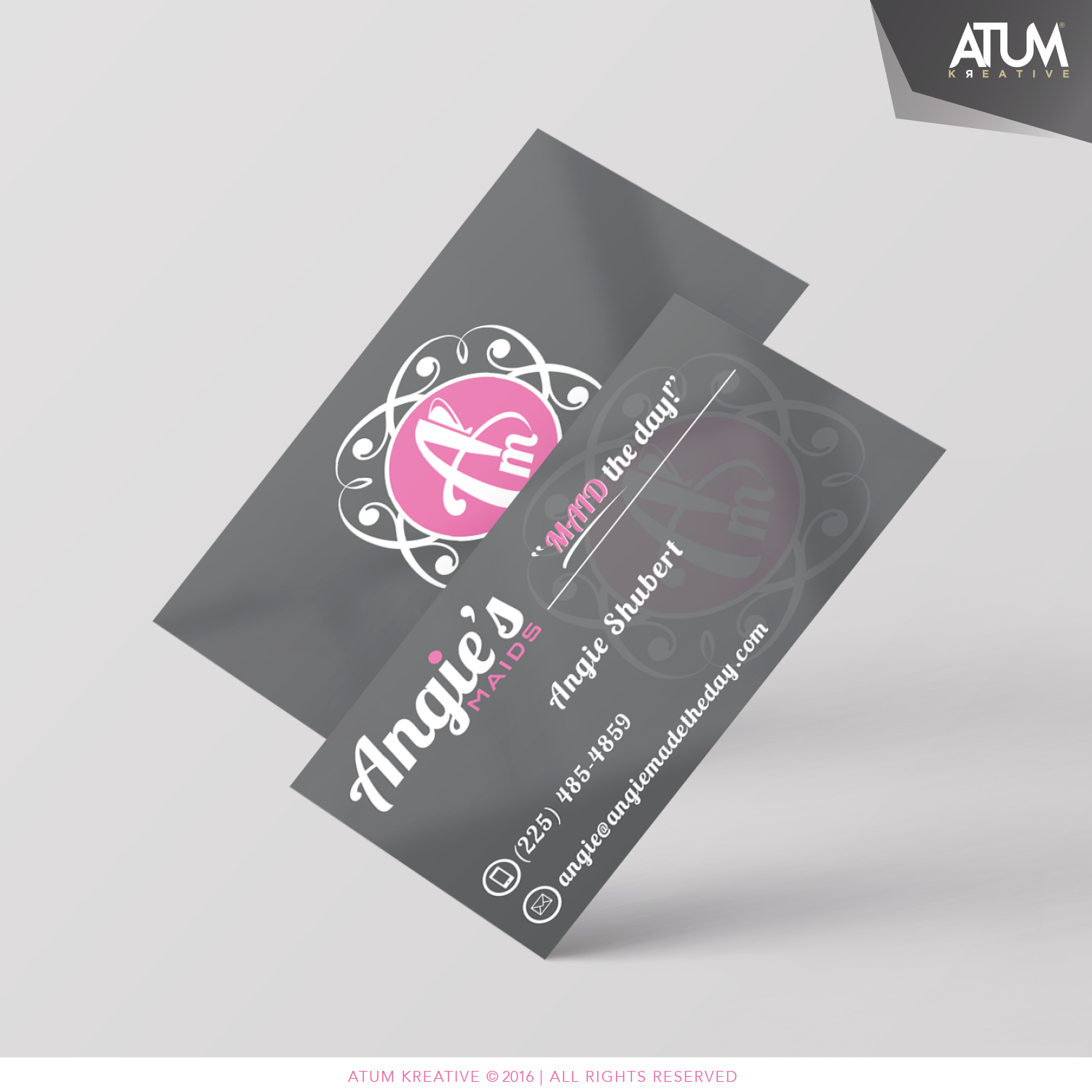 Visitenkarten-Design von Atum Kreative™ für dieses Projekt | Design #11348870