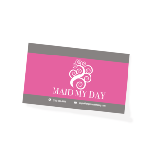 cleaning service card designs