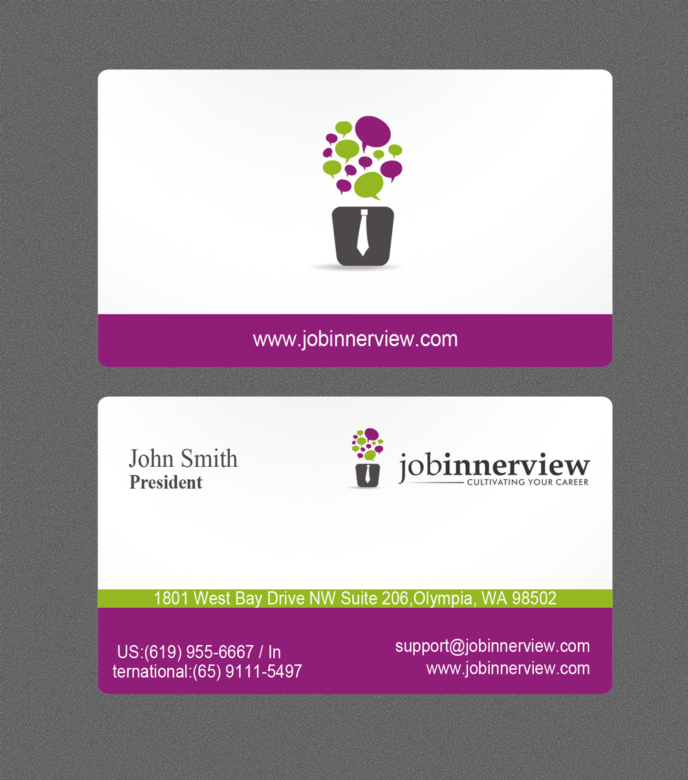 Business Card Design by Andrea for Inspire Hospitality Technology Pte Ltd | Design #2339585
