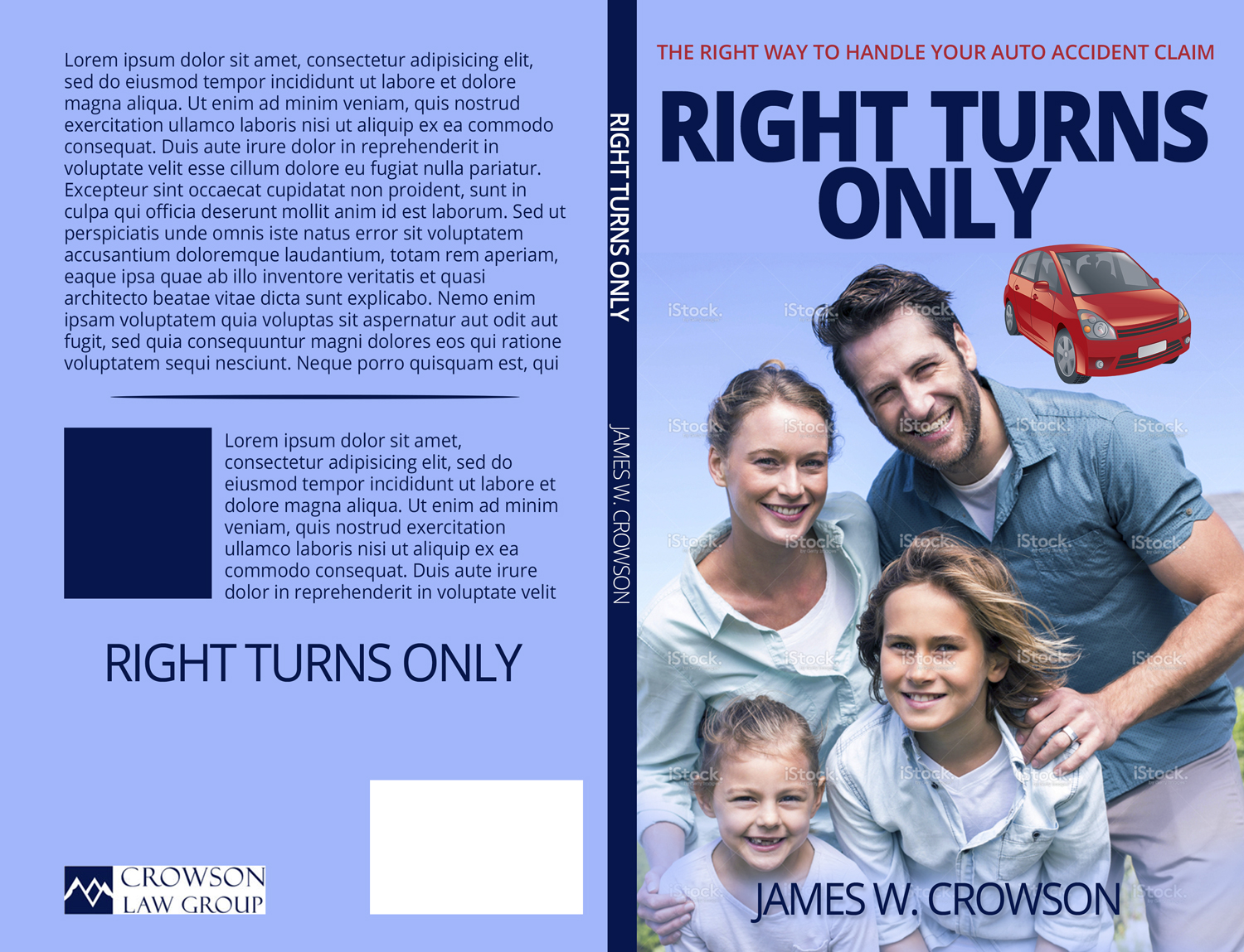 Book Cover Design by leuchi for Crowson Law Group | Design #11402778