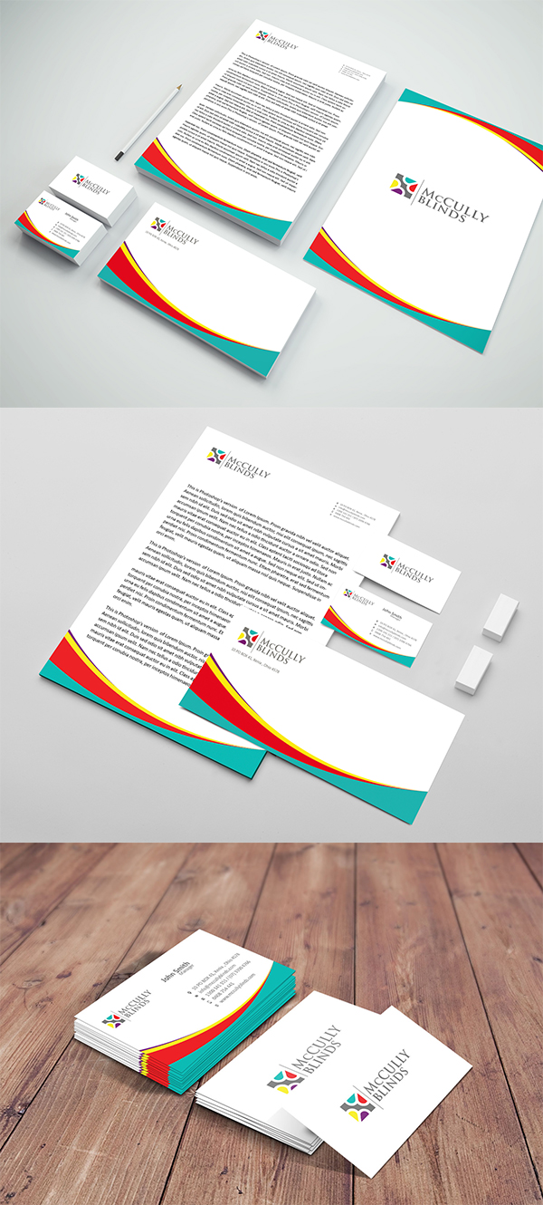 Stationery Design by anshtoyj for McCully Blinds | Design #11327220