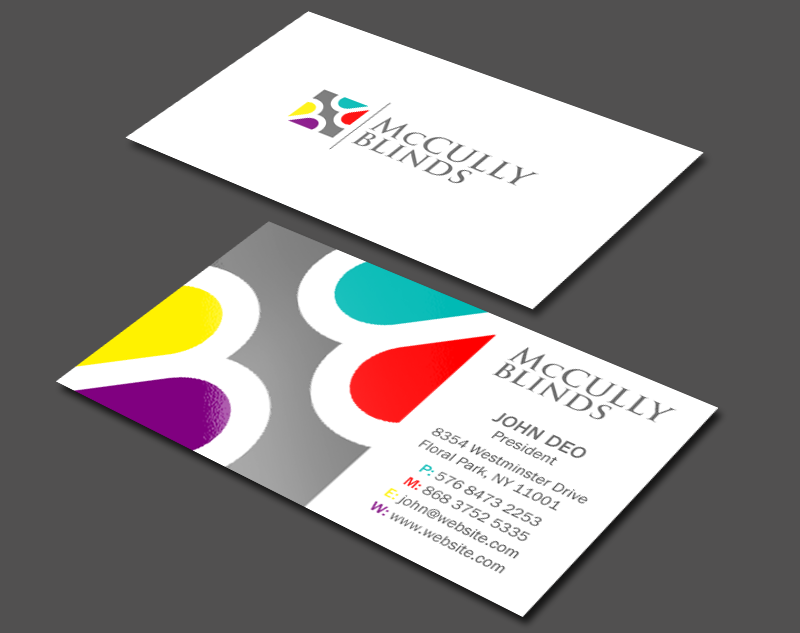 Stationery Design by Brand aid for McCully Blinds | Design #11343891