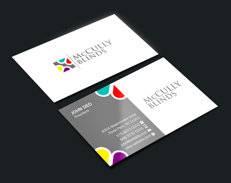 Stationery Design by Brand aid for McCully Blinds | Design #11343900