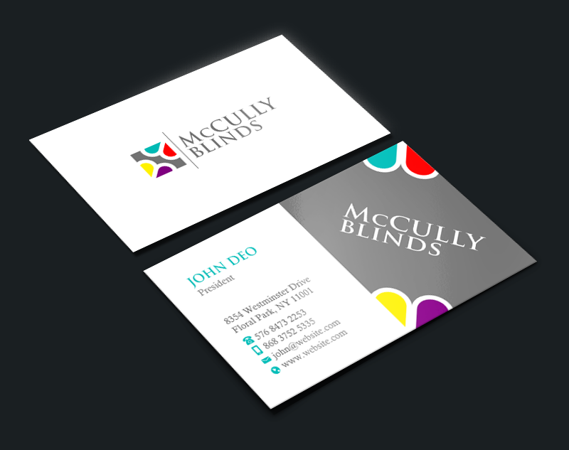 Stationery Design by Brand aid for McCully Blinds | Design #11343901