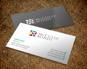 Stationery Design by Brand aid for McCully Blinds | Design: #11343921