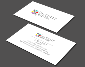 Stationery Design by Brand aid for McCully Blinds | Design: #11353277