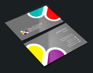 Stationery Design by Brand aid for McCully Blinds | Design: #11353282