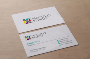 Stationery Design by Brand aid for McCully Blinds | Design: #11353283