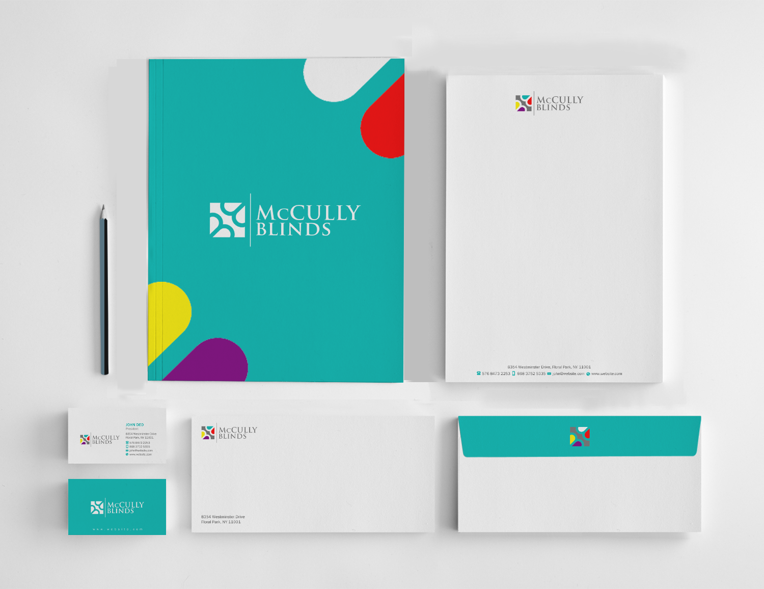 Stationery Design by Brand aid for McCully Blinds | Design #11365118