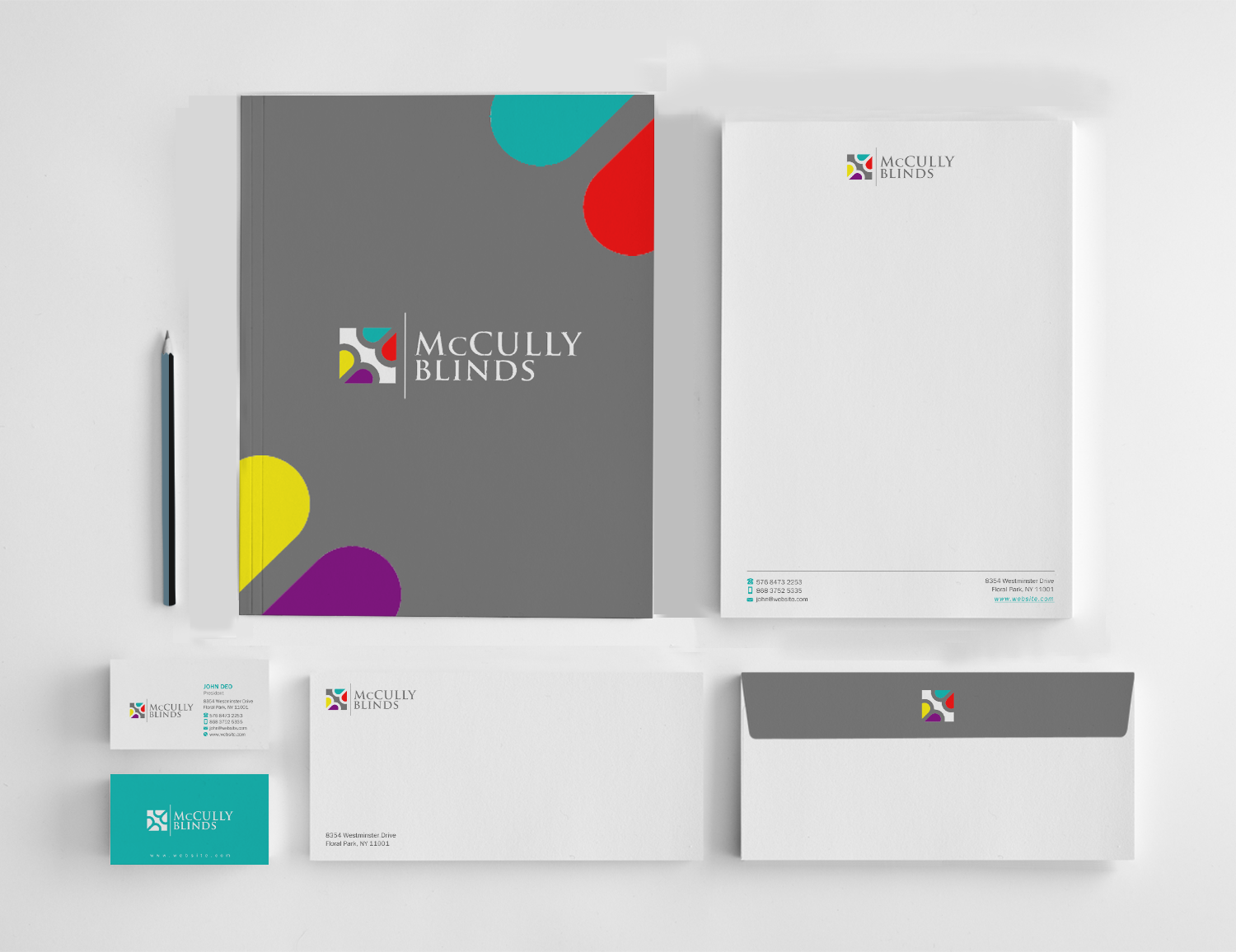 Stationery Design by Brand aid for McCully Blinds | Design #11365120