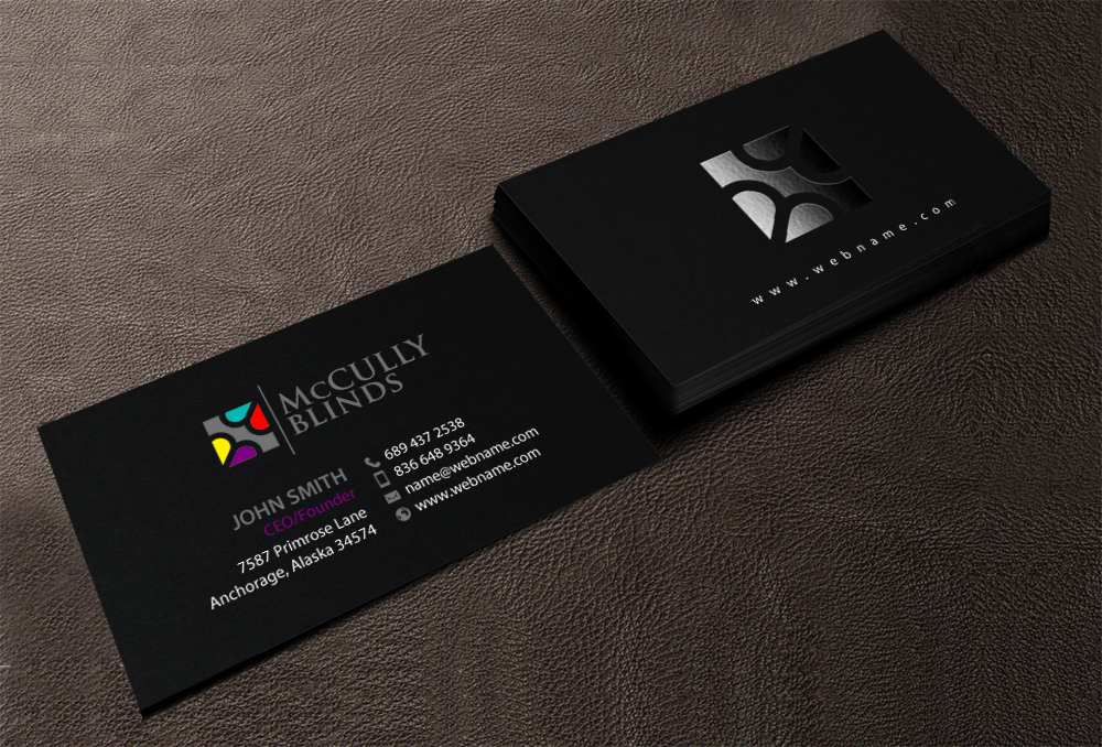 Stationery Design by chandrayaan.creative for McCully Blinds | Design #11343936