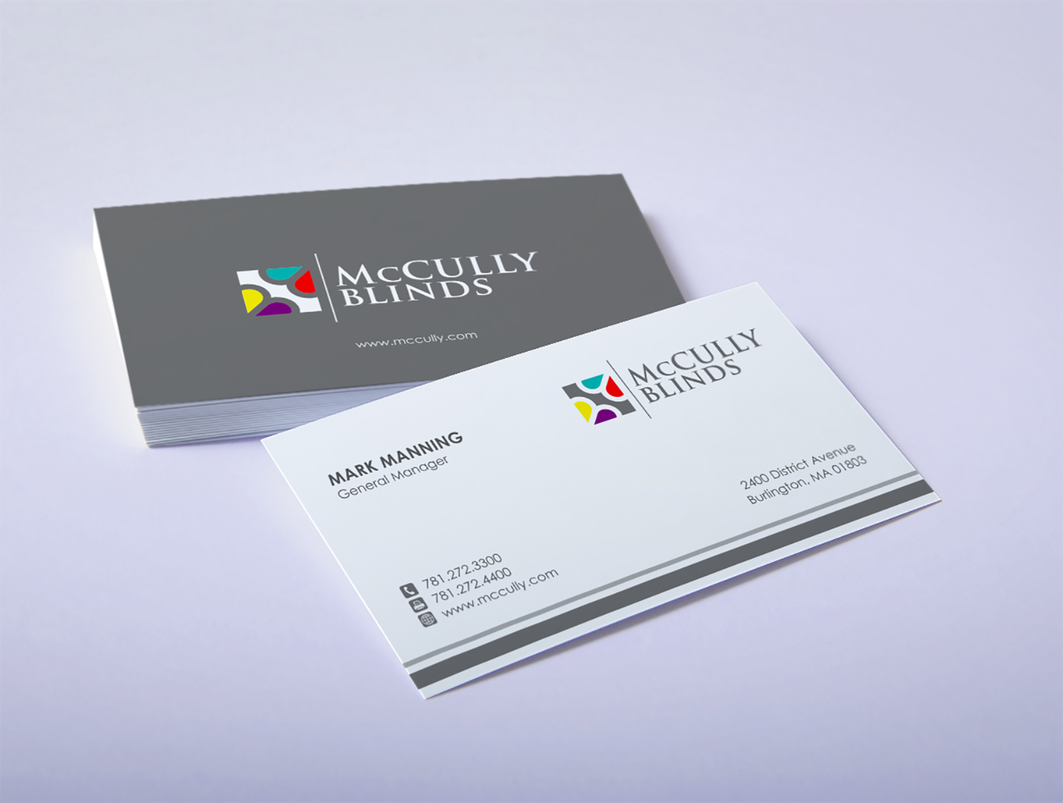 Schreibwaren-Design von logodentity für McCully Blinds | Design #11355878