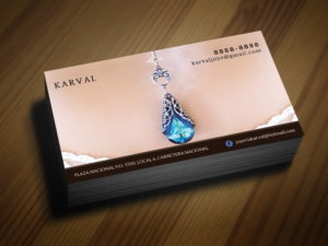 Design de Carte de Visite par  Artman pour Joyeria Karval | Design : #11432920
