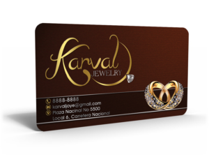 Design de Carte de Visite par Hardcore Design pour Joyeria Karval | Design #11439859