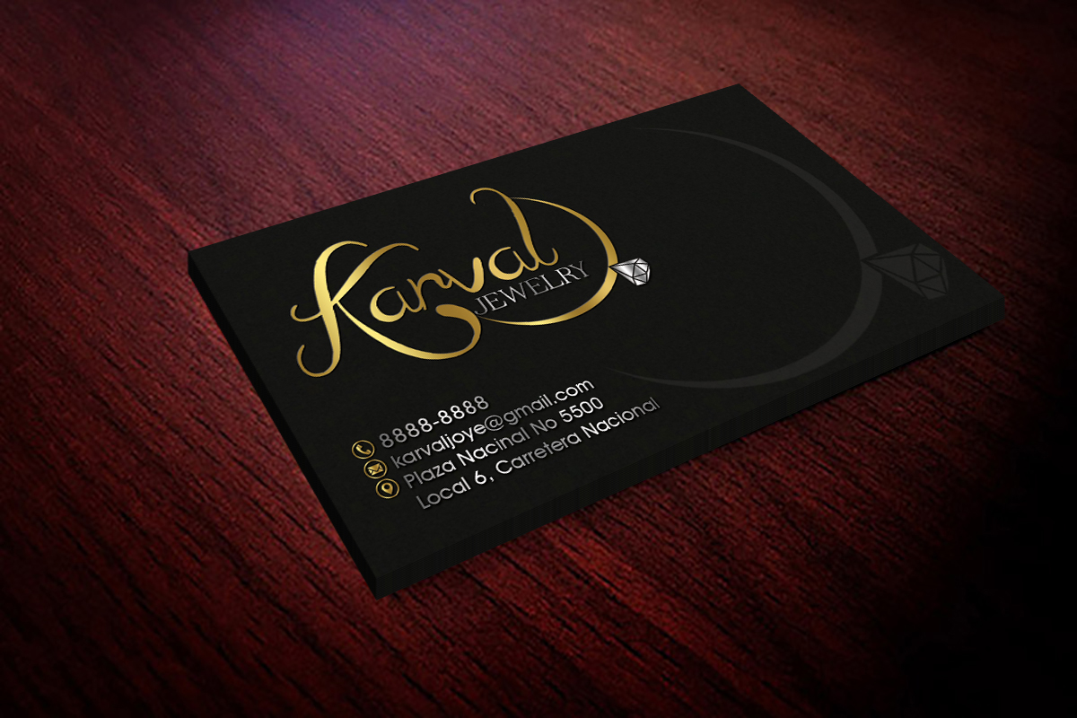 Business Card Design by Hardcore Design for Joyeria Karval | Design #11439860