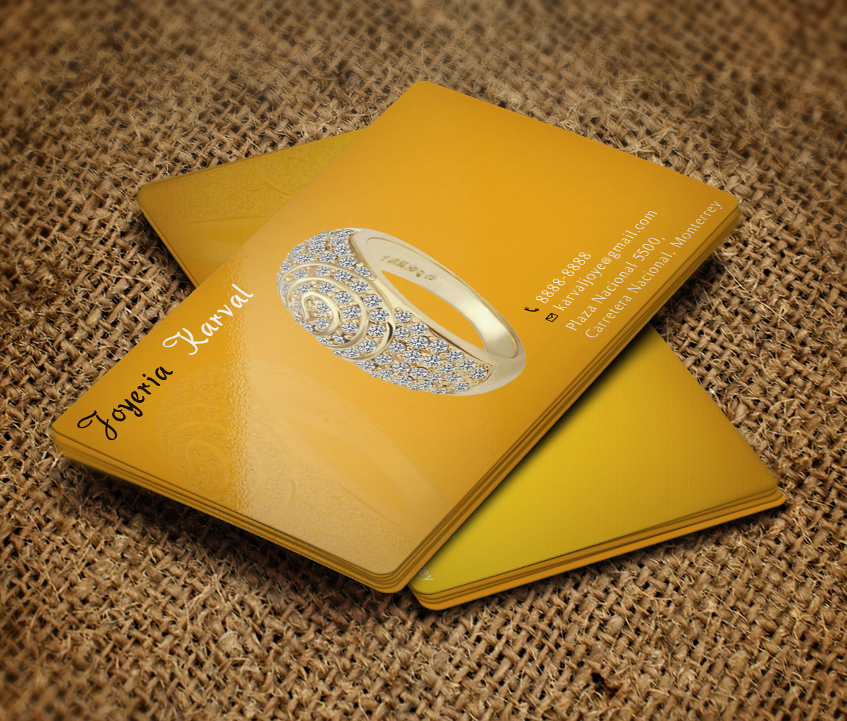 Diseño de Tarjeta de Presentación por Verified artistry para Joyeria Karval | Diseño #11378305