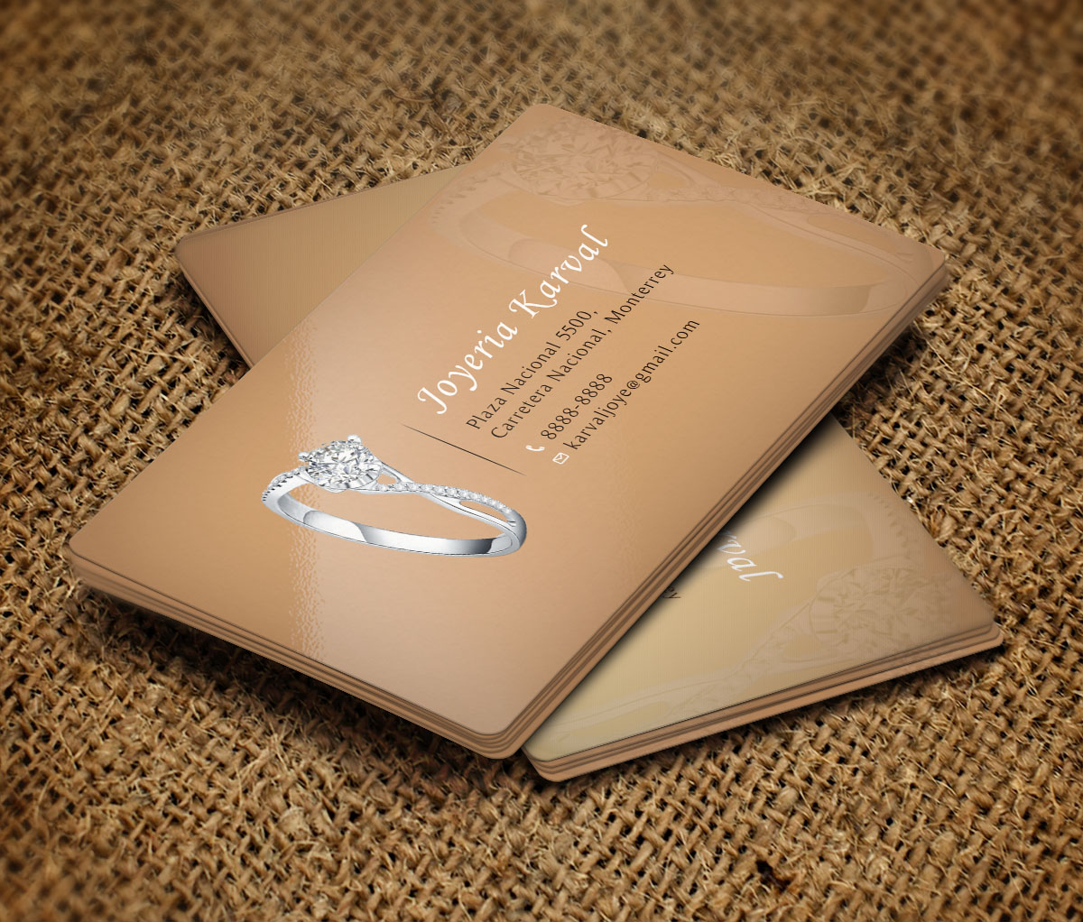 Business Card Design by Verified artistry (Design garden) for Joyeria Karval | Design #11378321