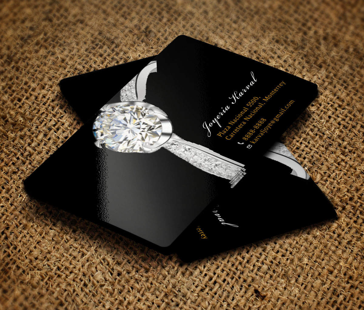 Diseño de Tarjeta de Presentación por Verified artistry para Joyeria Karval | Diseño #11378324