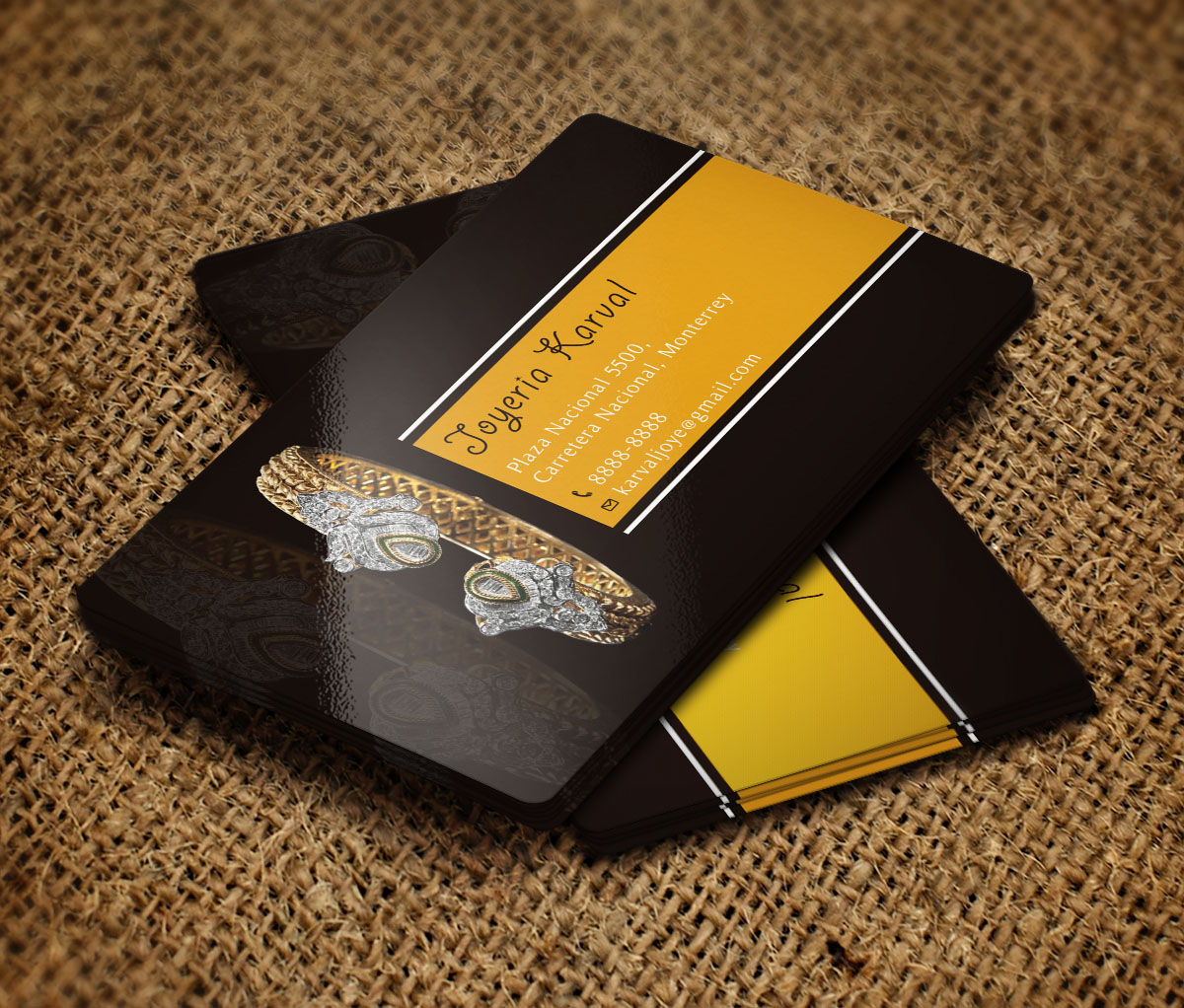 Diseño de Tarjeta de Presentación por Verified artistry para Joyeria Karval | Diseño #11378326