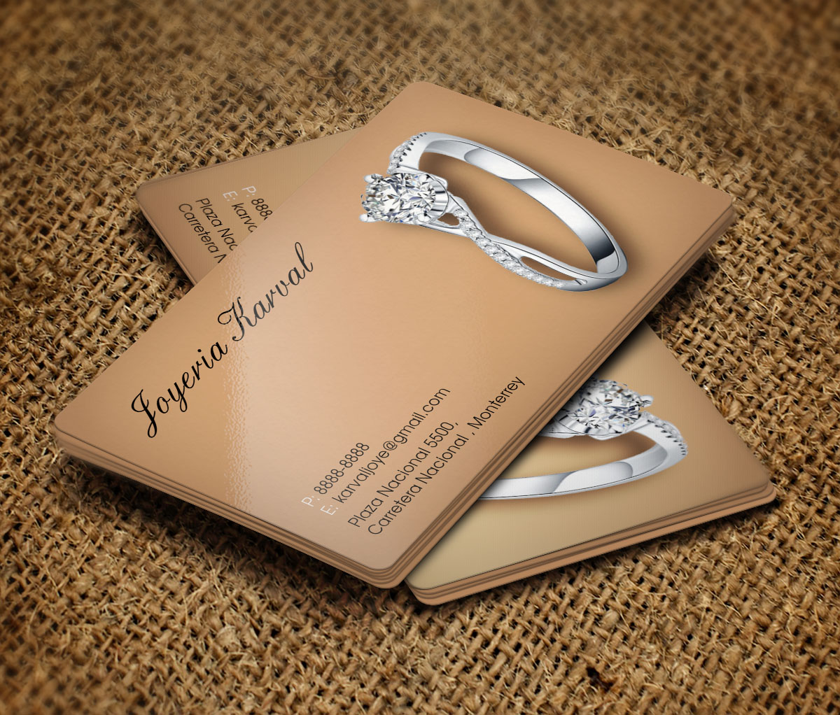 Diseño de Tarjeta de Presentación por Verified artistry para Joyeria Karval | Diseño #11378334
