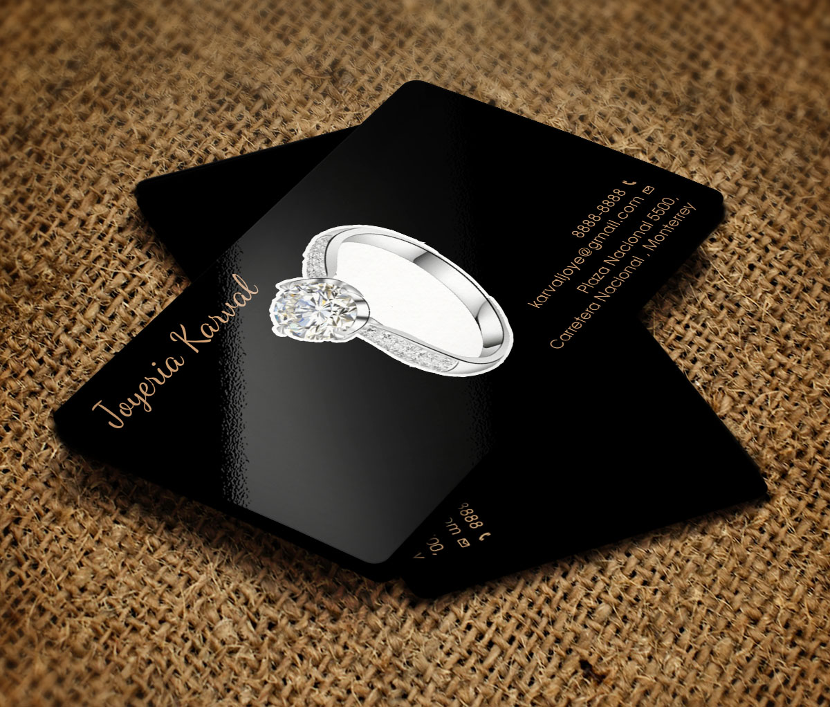 Business Card Design by Verified artistry (Design garden) for Joyeria Karval | Design #11378359