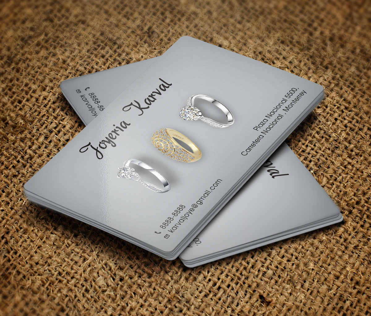 Design de Carte de Visite par Verified artistry (Design garden) pour Joyeria Karval | Design #11378361