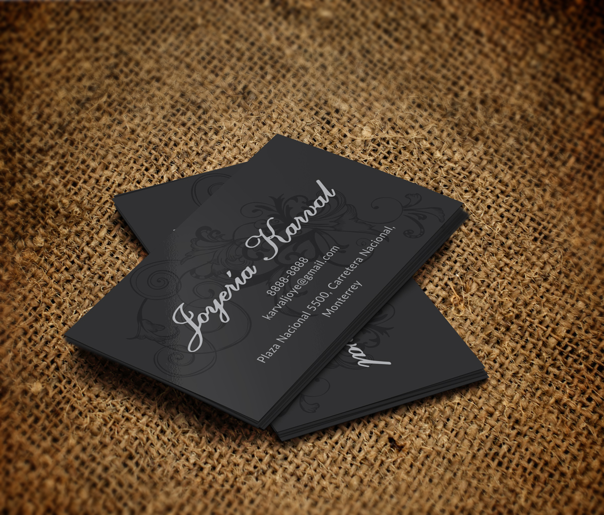 Business Card Design by JK18 for Joyeria Karval | Design #11360531