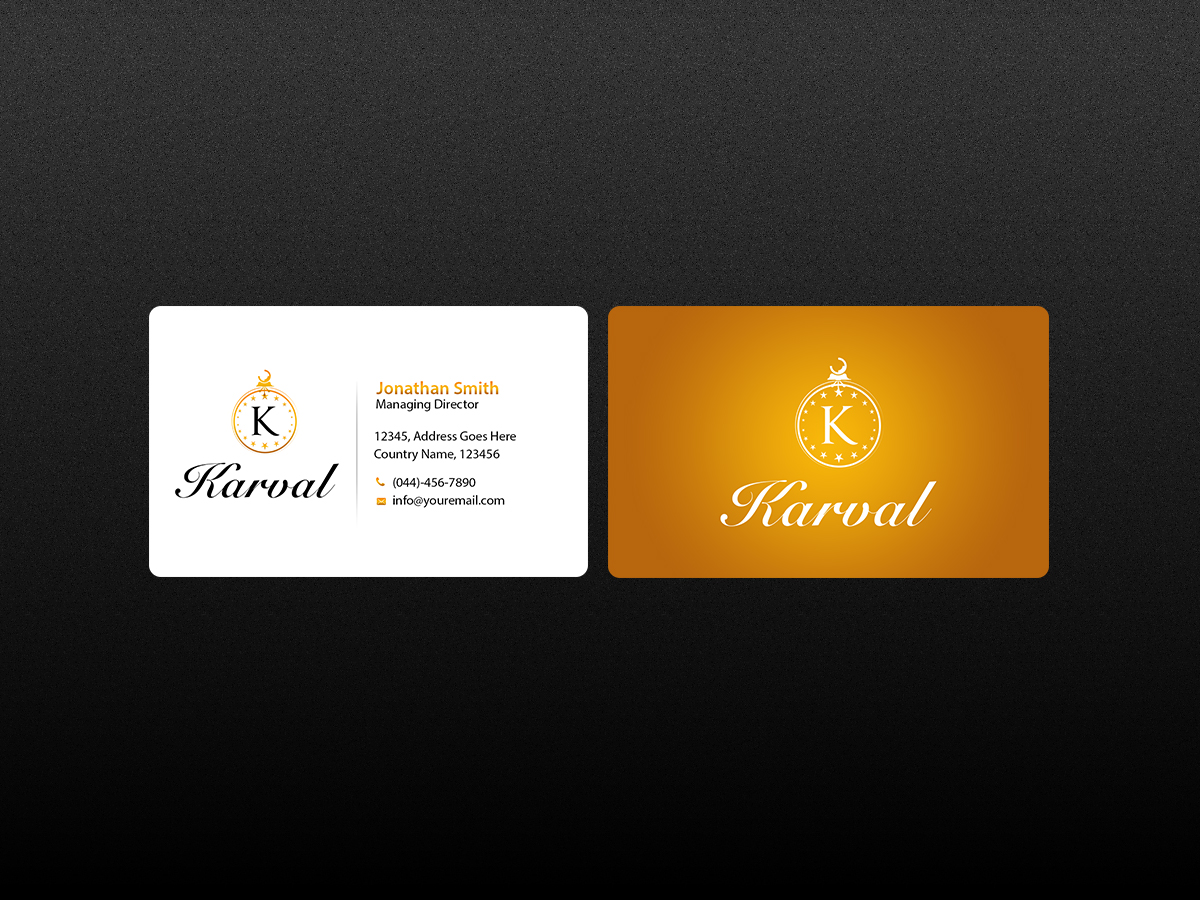 Design de Carte de Visite par Creations Box 2015 pour Joyeria Karval | Design #11346621