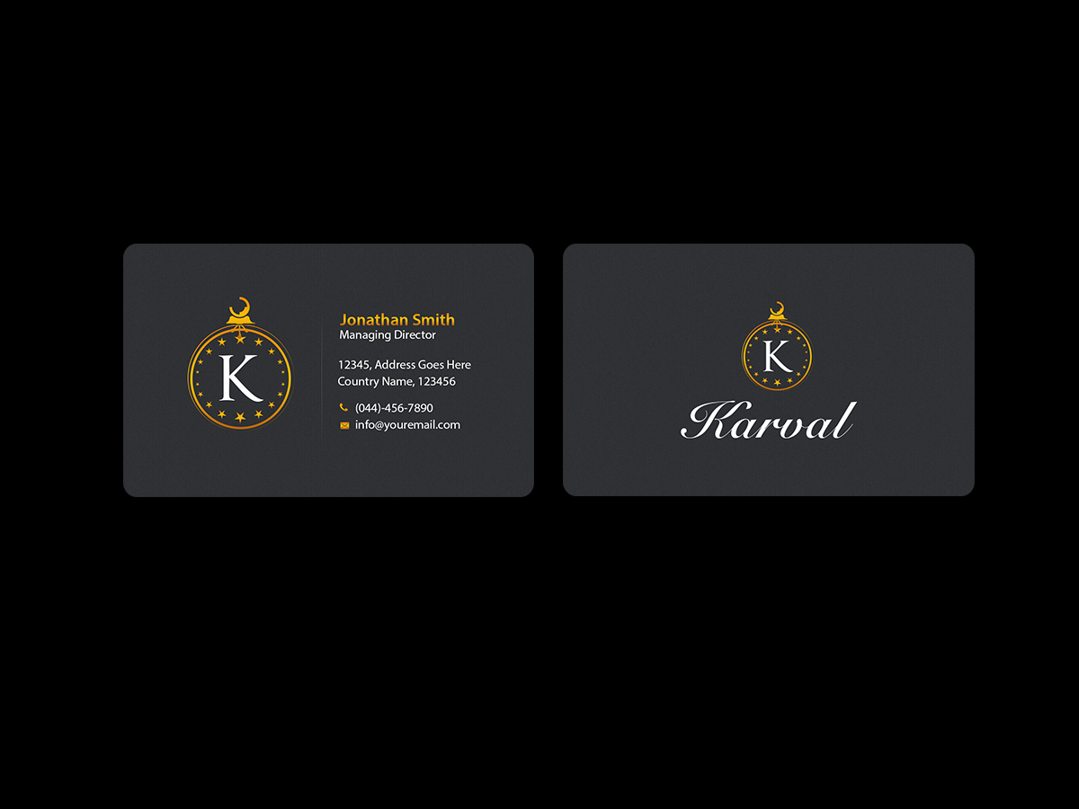 Design de Carte de Visite par Creations Box 2015 pour Joyeria Karval | Design #11346630