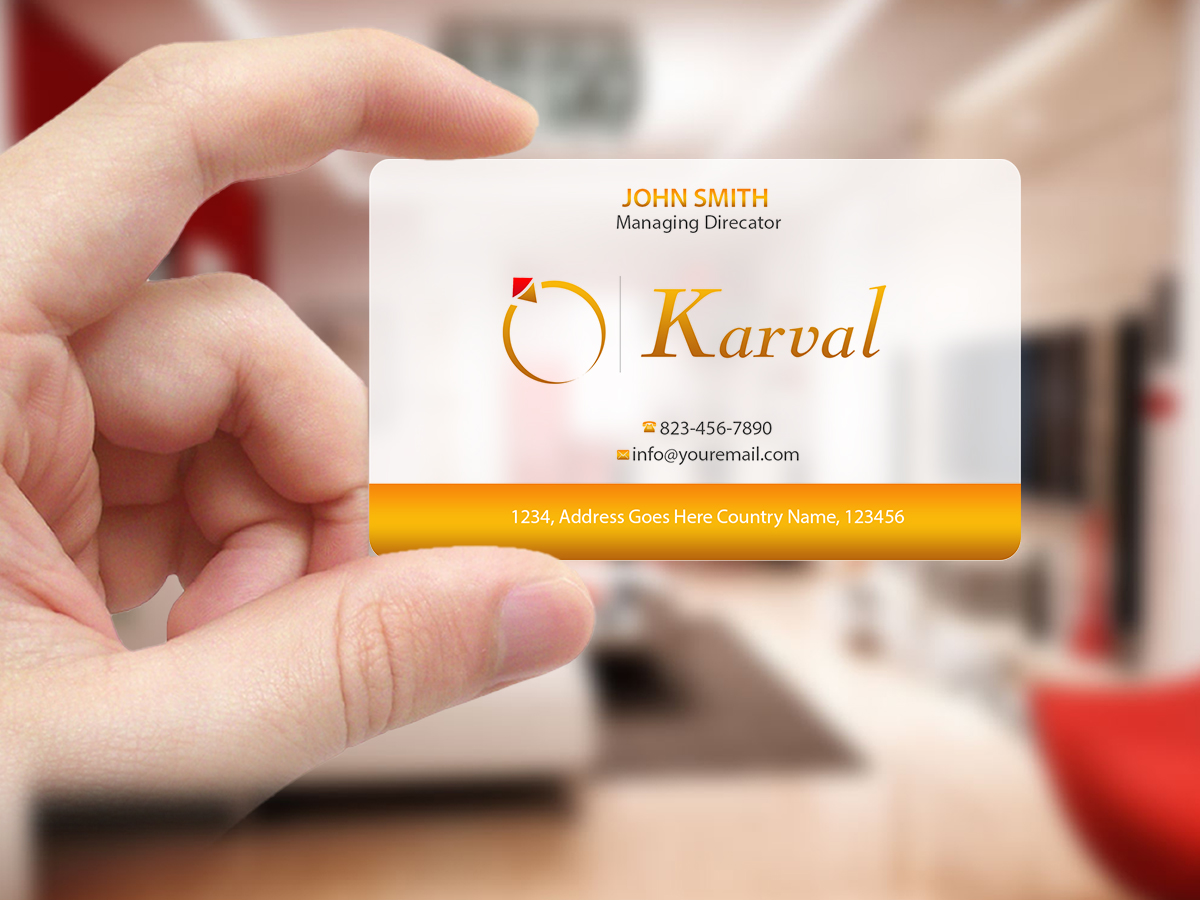 Business Card Design by Creations Box 2015 for Joyeria Karval | Design #11346631