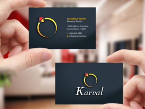 Business Card Design by Creations Box 2015 for Joyeria Karval | Design: #11346633