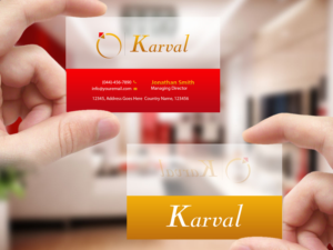 Business Card Design by Creations Box 2015 for Joyeria Karval | Design: #11346639