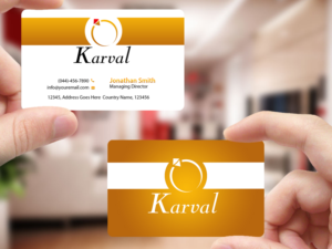 Business Card Design by Creations Box 2015 for Joyeria Karval | Design: #11346646