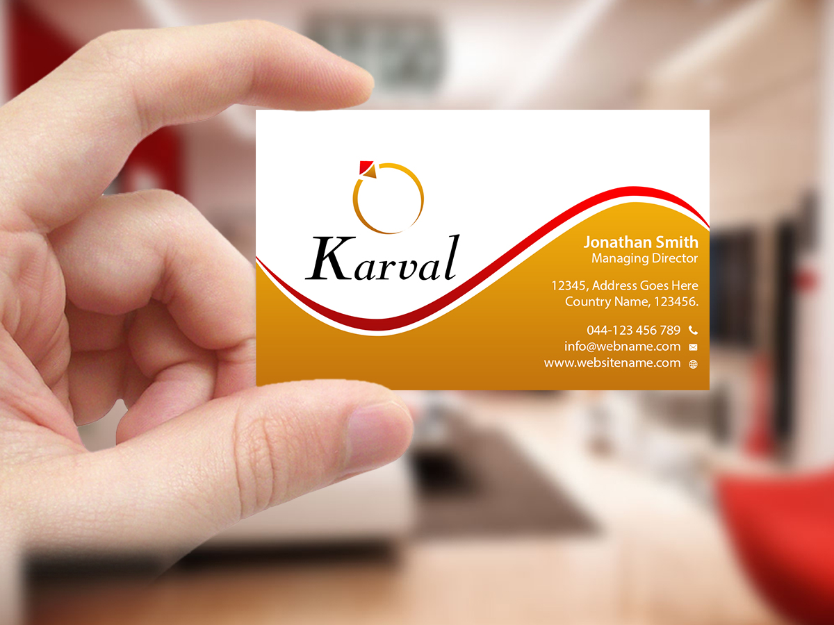 Design de Carte de Visite par Creations Box 2015 pour Joyeria Karval | Design #11346649